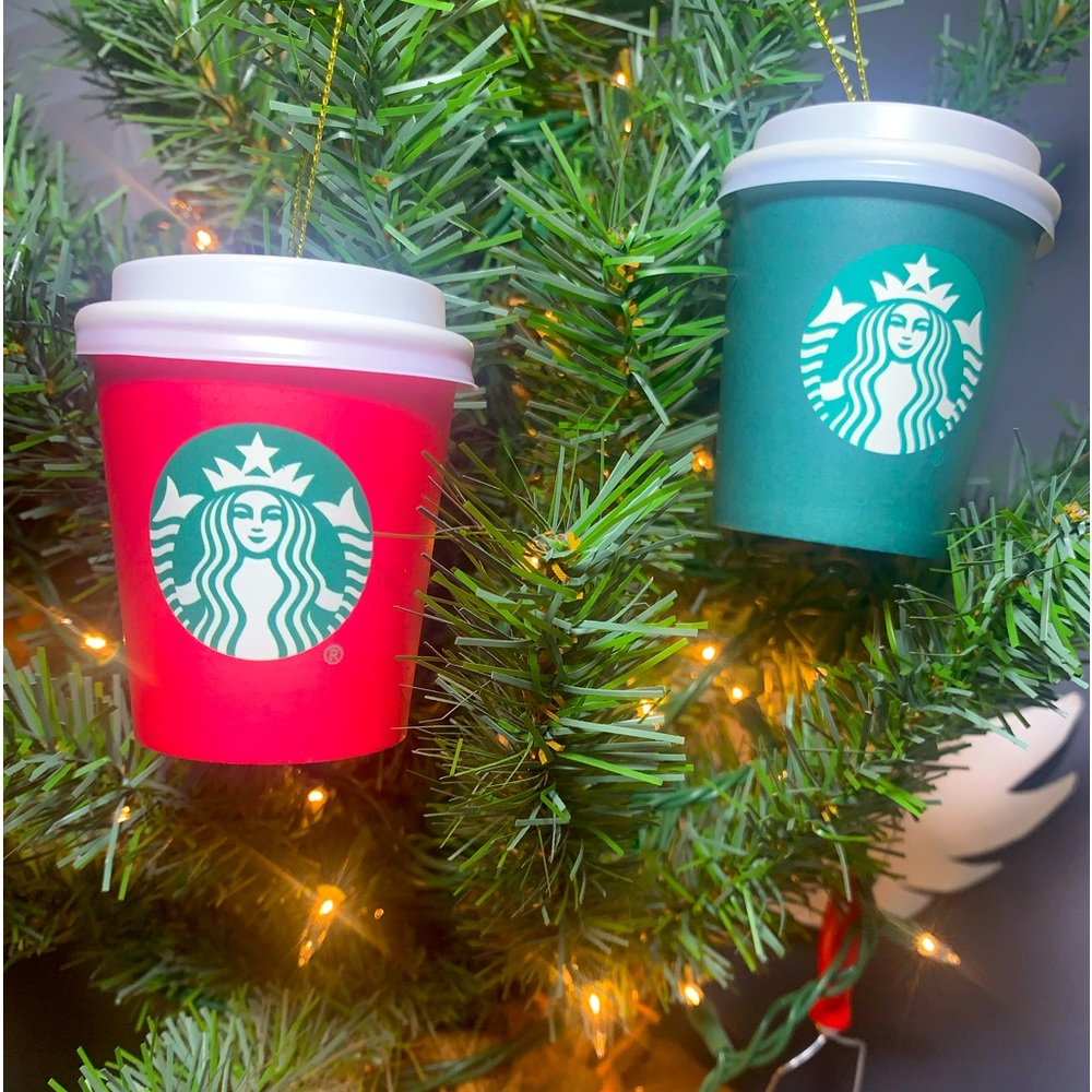 STARBUCKS Christmas Tree Ornament Home Decoration Small Gift